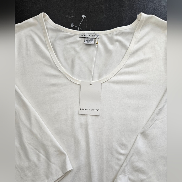 NWT - Dean & White Stretch White Jersey - Size XL - Picture 4 of 7